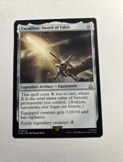 Excalibur, Sword of Eden Universes Beyond: Assassin's Creed MTG + Bonus Rare!!! - Image 1