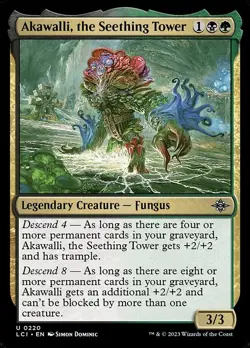 (2x FOIL) AKAWALLI, THE SEETHING TOWER - Ixalan - MTG Magic the Gathering Card - Image 1