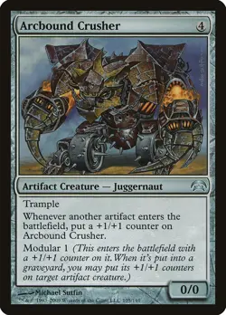 Arcbound Crusher Planechase 2009 HEAVILY PLD Artifact Uncommon MTG CARD ABUGames - Image 1
