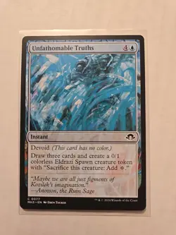 Unfathomable Truths - Modern Horizons 3 - LP - MTG Magic - Common - Instant - Image 1