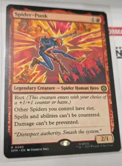 MTG Spider-Punk (0092) *Non-Foil* Base Rare Spider-Man SPM NM/MT - Image 1