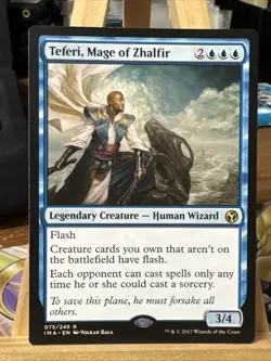MTG *Teferi, Mage of Zhalfir X1* (LP) Iconic Masters Magic the Gathering - Image 1