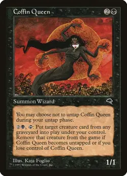 Coffin Queen TMP MP MTG - Image 1