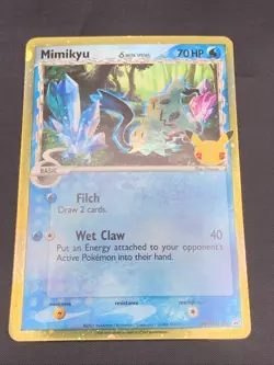 Mimikyu (Delta Species) SWSH136 SWSH: Sword & Shield Promo Cards Holo Pokemon NM - Image 1