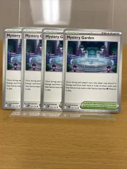 Pokemon TCG Playset - 4x Mystery Garden 122/132 Mega Evolution - NM - Image 1