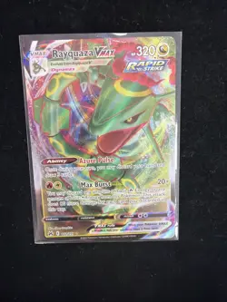 POKEMON CROWN ZENITH RAYQUAZA VMAX FULL ART MINT 102/159 - Image 2
