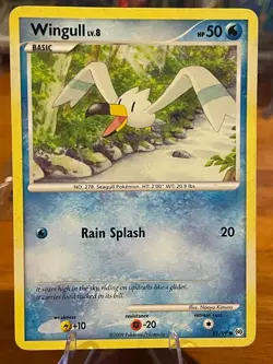 2009 Pokemon Platinum Arceus Wingull 81/99 Common Basic MP - Image 1