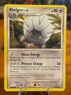 2007 Pokemon Diamond & Pearl Secret Wonders Shelgon 64/132 Uncommon Basic MP - Image 1