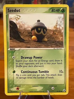 2006 Pokemon Legend Maker EX Seedot 61/92 Common Basic MP - Image 1