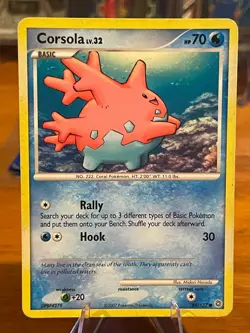 2007 Pokemon Diamond & Pearl Secret Wonders Corsola 84/132 Common Basic MP - Image 1