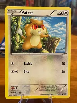 2011 Pokemon Black & White Base Set Patrat 77/114 Common Basic MP - Image 1