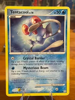 2008 Pokemon Diamond & Pearl Legends Awakened Tentacool 125/146 Common Basic MP - Image 1