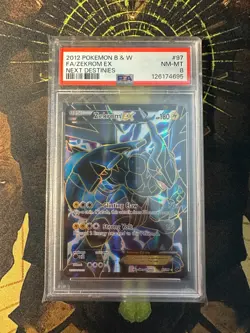 Pokemon Zekrom EX 97/99 Next Destinies Full Art PSA 8 - Image 1