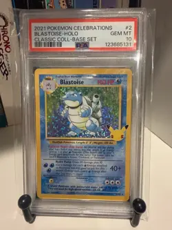 Sequential Set PSA 10 Pokemon Charizard Blastoise Venusaur 2021 Celebrations - Image 2