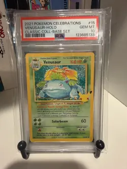 Sequential Set PSA 10 Pokemon Charizard Blastoise Venusaur 2021 Celebrations - Image 4