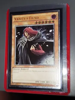 Yugioh! Vanitys Fiend Ultimate Rare OP01-EN002 European Version Near Mint - Image 1