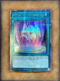 Yugioh Summoning Curse RA03-EN057 Quarter Century Rare 1st Ed NM - Image 1