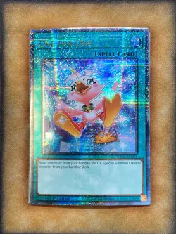 Yugioh One for One RA03-EN056 Quarter Century Rare Alt Art 1st Ed NM - Image 1