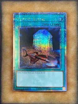 Yugioh Foolish Burial RA02-EN049 Quarter Century Rare 1st Ed NM - Image 1