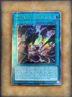 Yugioh Deception of the Sinful Spoils ROTA-EN055 Quarter Century Rare 1st Ed NM - Image 1