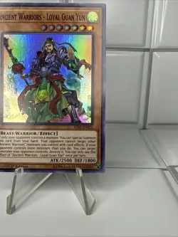 Ancient Warriors - Loyal Guan Yun - IGAS-EN012 - Super Rare - Yugioh - Image 4