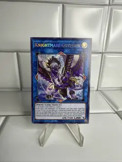 Yugioh FLOD-EN048 Knightmare Gryphon Secret Rare Unlimited NM - Image 2