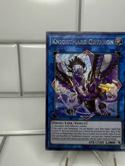 Yugioh FLOD-EN048 Knightmare Gryphon Secret Rare Unlimited NM - Image 3