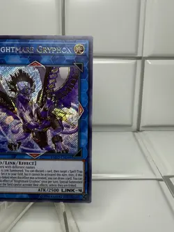 Yugioh FLOD-EN048 Knightmare Gryphon Secret Rare Unlimited NM - Image 4