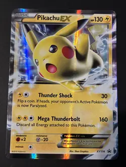 Pikachu EX XY174 Xy Black Star Promo Holo 2016 Rare Pokemon Card NM - Image 1
