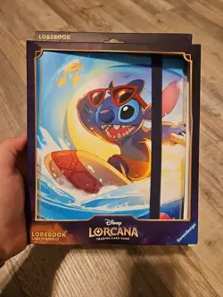 Disney Lorcana TCG Stitch Lorebook Card Portfolio Binder box has damage - Image 1