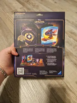 Disney Lorcana TCG Stitch Lorebook Card Portfolio Binder box has damage - Image 3