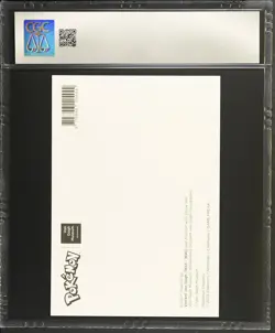 💎 Eevee with Hat Pokemon x Van Gogh Museum Exclusive Postcard Promo CGC 9 - Image 2