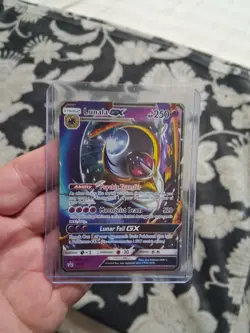 LP Lunala GX SM17 Sm Holo Pokemon Card - Image 1