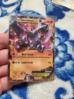 Aerodactyl EX XY97 Black Star Promo Holo Pokemon Card LP - Image 1