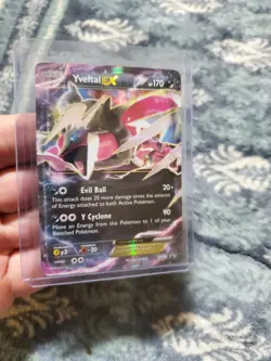 Yveltal EX XY150 XY Black Star Promos LP Pokemon card - Image 1