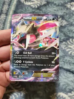 Yveltal EX XY150 XY Black Star Promos LP Pokemon card - Image 2