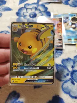 Raichu GX SM213 - NM Promo Rare Pokemon Card - Image 1