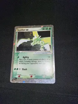 Pokemon Scyther ex Trading Card 80 HP Agility Slash - Image 1