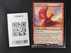 Goldspan Dragon [KHM] 139 Mythic Rare - MTG Card - SKU: IC96AFC - Image 3