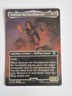 Samwise the Stouthearted Borderless Foil Promo - LTR - Mtg Card #1E6 - Image 1