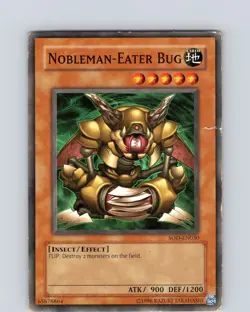 Yu-Gi-Oh TCG Nobleman-Eater Bug SOD-EN030 Unlimited Common Card Played HP - Image 1