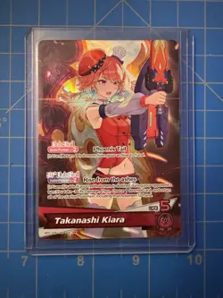 Takanashi Kiara Foil - hBP01-006 OSR NM - Hololive TCG Trading Card Game - Image 1
