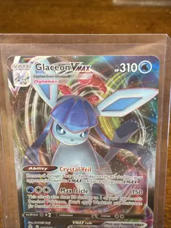 Pokemon TCG Glaceon VMAX Evolving Skies Holo Ultra Rare Card 041/203 - Image 3
