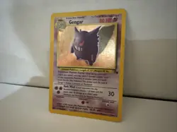 Pokemon TCG Gengar Fossil Holo Card 5/62 Unlimited Rare - Image 1
