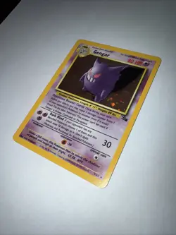 Pokemon TCG Gengar Fossil Holo Card 5/62 Unlimited Rare - Image 4
