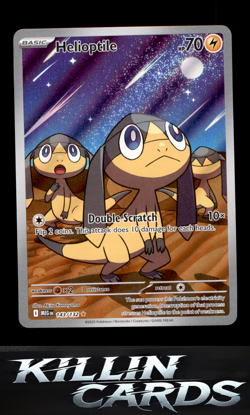 Helioptile - 143/132 143/132 Pokemon Illustration Rare ME01: Mega Evolution Card - Image 1