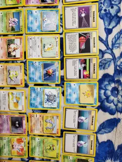 LP/NM Base Set 4th Print Lot 1999-2000 61 Cards Pokemon Vintage Card Bundle - Image 3