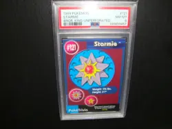 1999 Burger King Pokemon Starmie UnPerforated card #121Psa 8 Nm/Mint - Image 1