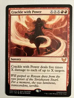 Crackle with Power Strixhaven: School of Mages Regular - Image 1
