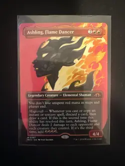 Ashling, Flame Dancer - Borderless - Modern Horizons 3 - Near Mint - Image 1